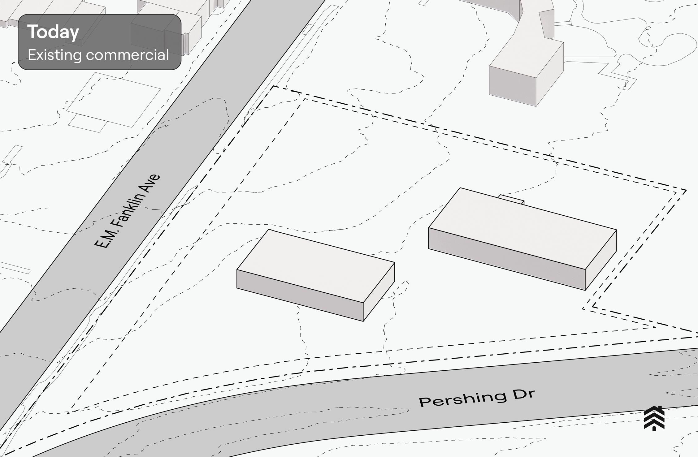 2218 Pershing Drive site analysis